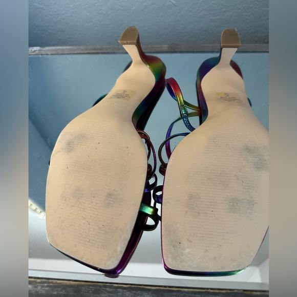 Nine West Mid heel slide (rainbow) 8.5 - Picture 14 of 14